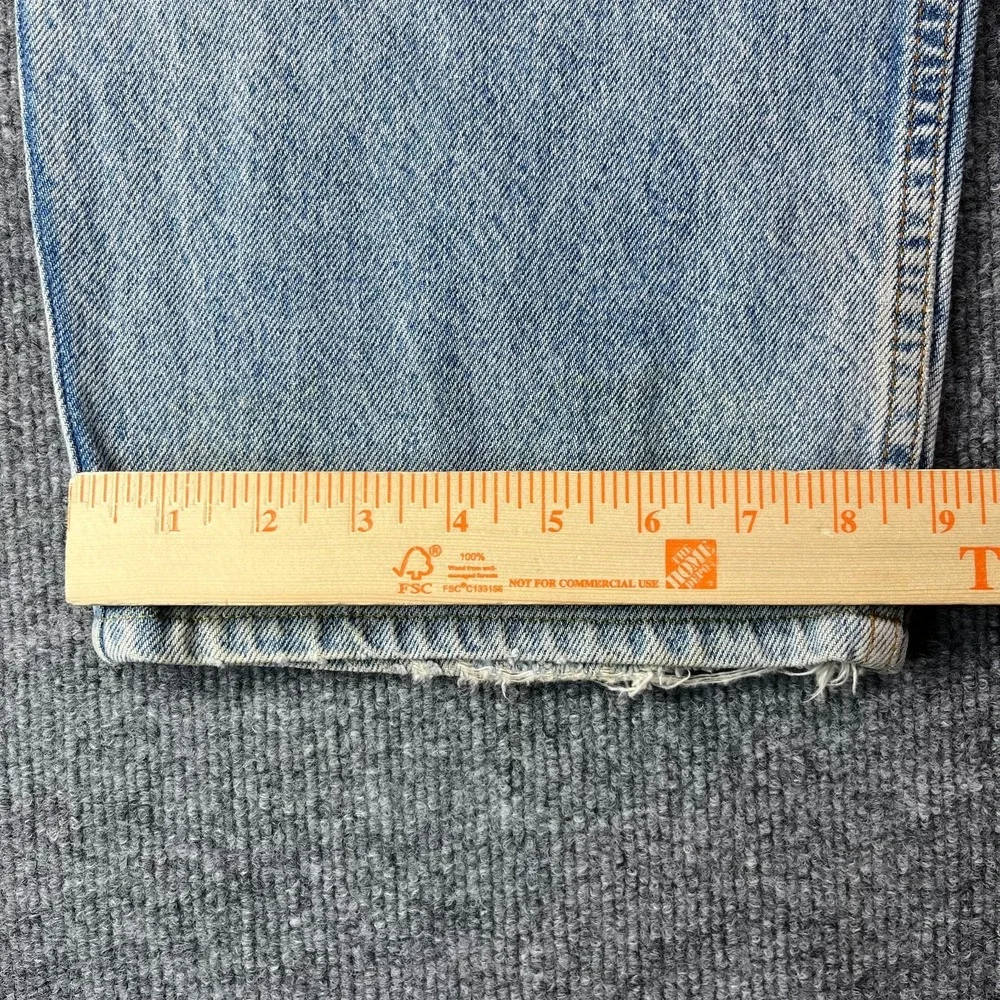 Kirkland Signature Denim Jeans Men's Blue Denim Straight Leg Zip Fly Y2K - 40X30